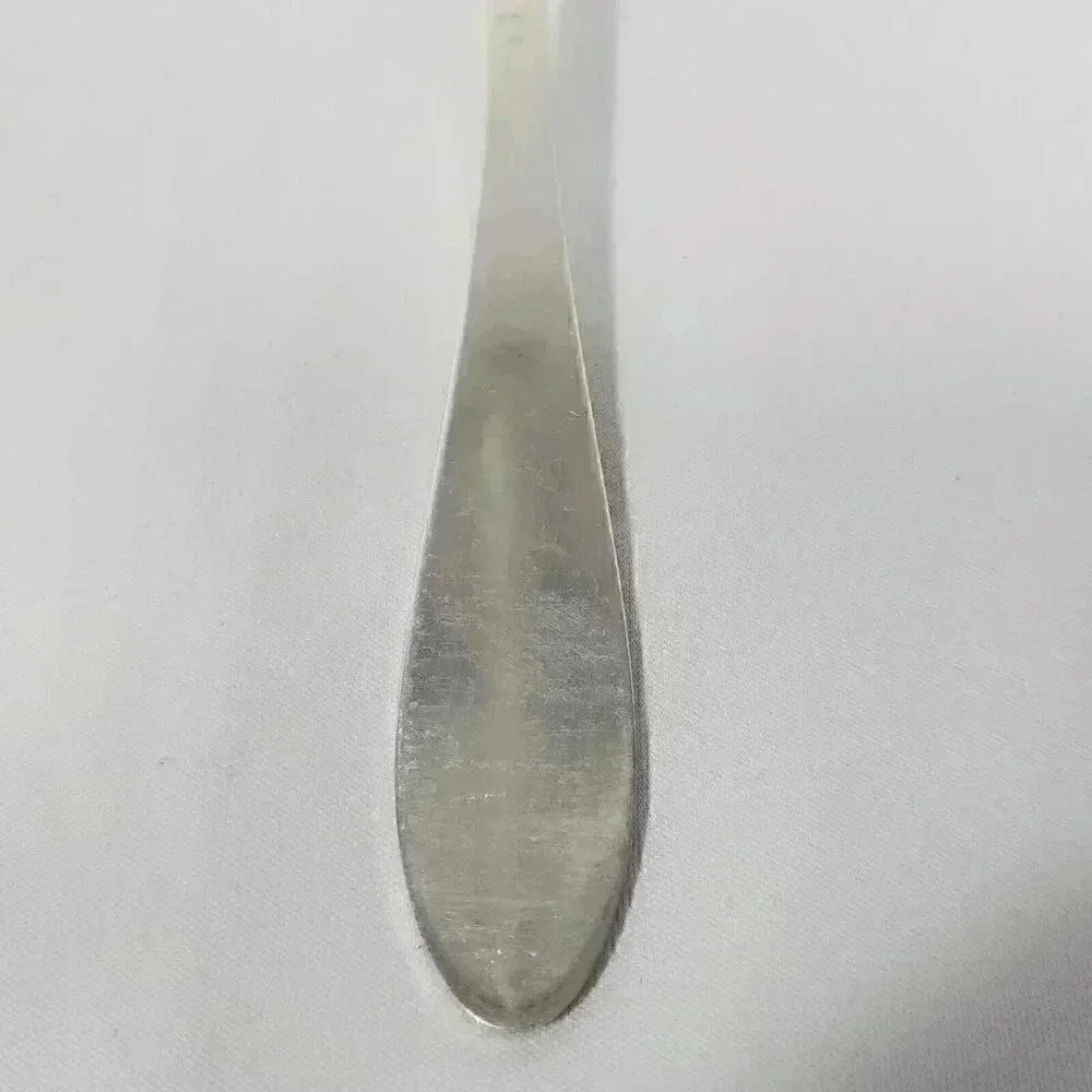 Vintage REED & BARTON 3 Pc Salad Serving Set Silver-plate 8.75‎ Long - Picture 10 of 15